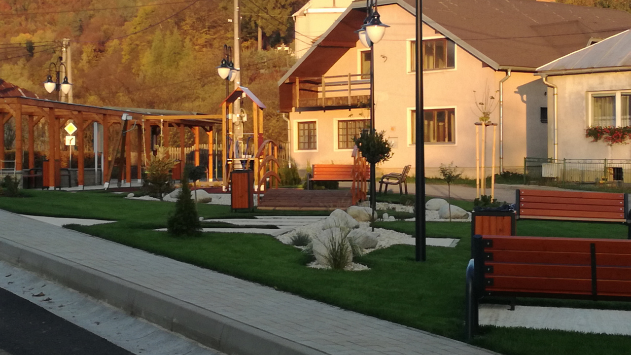 Rekonštrukcia verejného parku v obci dedačov 